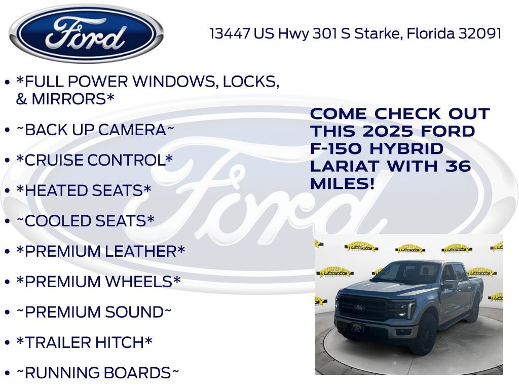 2025 Ford F-150 Lariat 501A