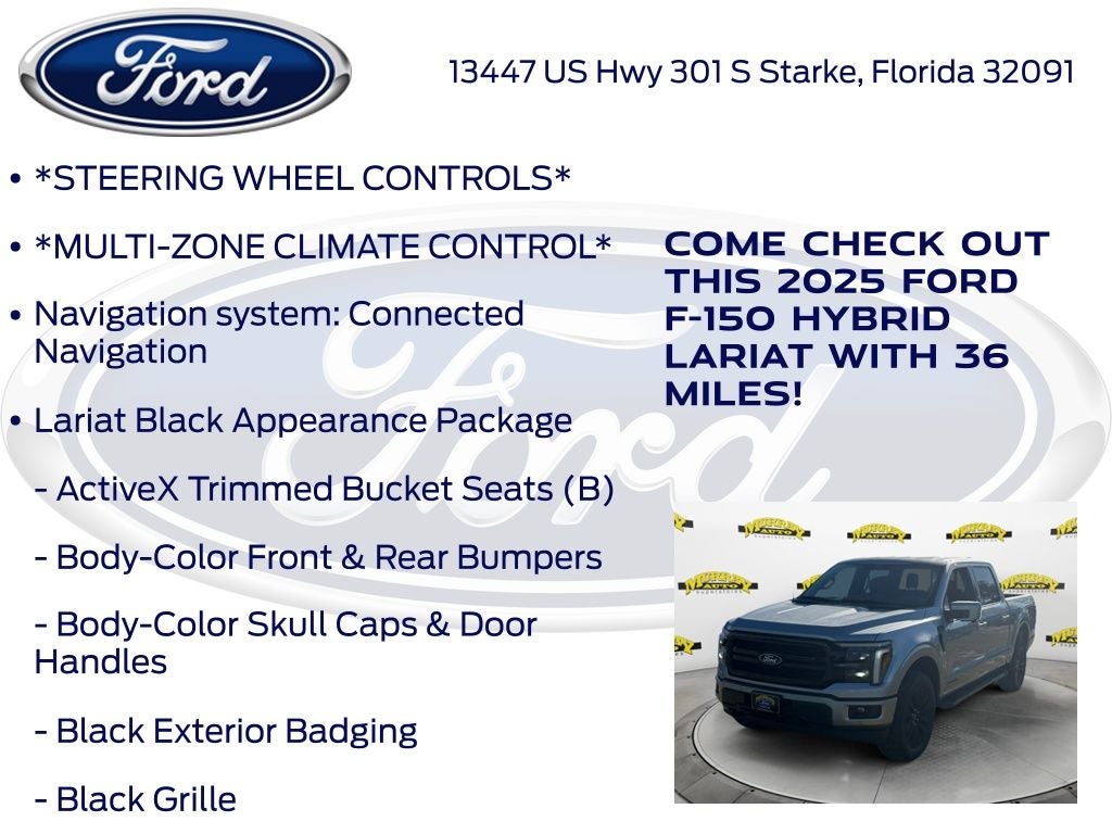 2025 Ford F-150 Lariat 501A