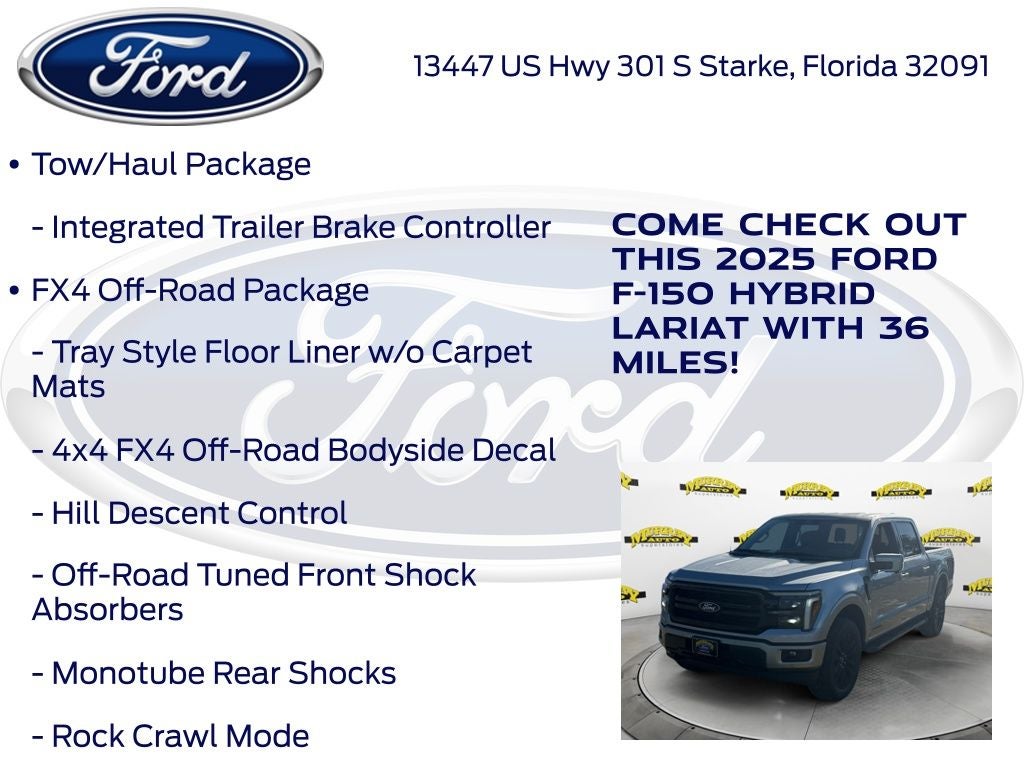 2025 Ford F-150 Lariat 501A
