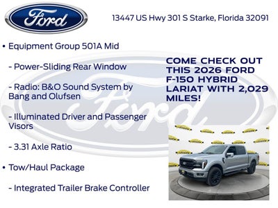 2026 Ford F-150 Lariat 501A
