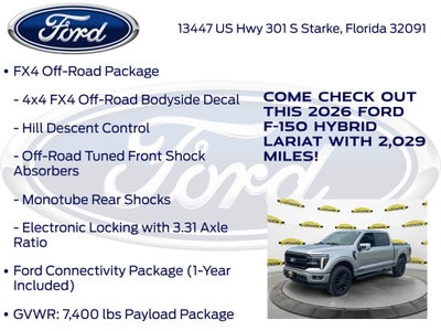 2026 Ford F-150 Lariat 501A