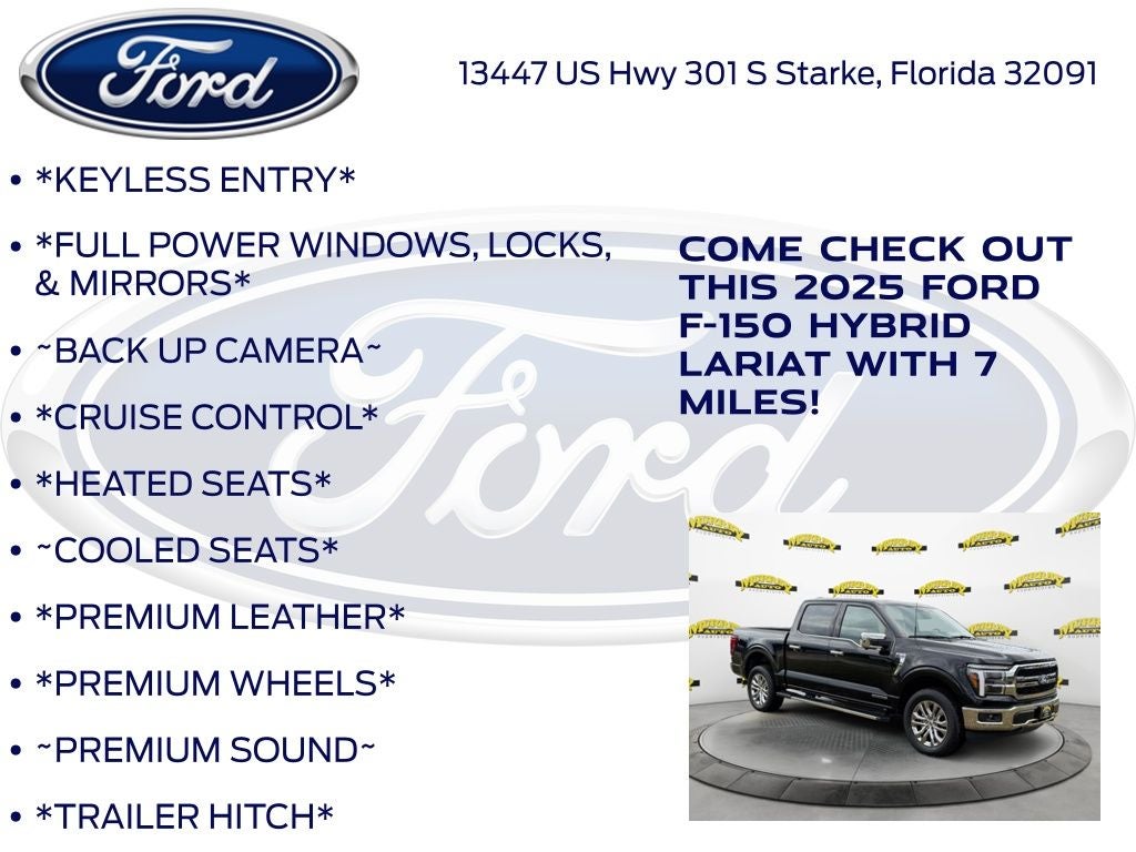 2025 Ford F-150 Lariat 502A