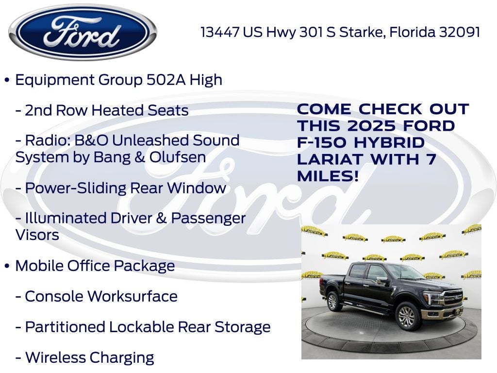 2025 Ford F-150 Lariat 502A