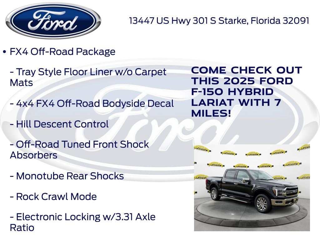 2025 Ford F-150 Lariat 502A