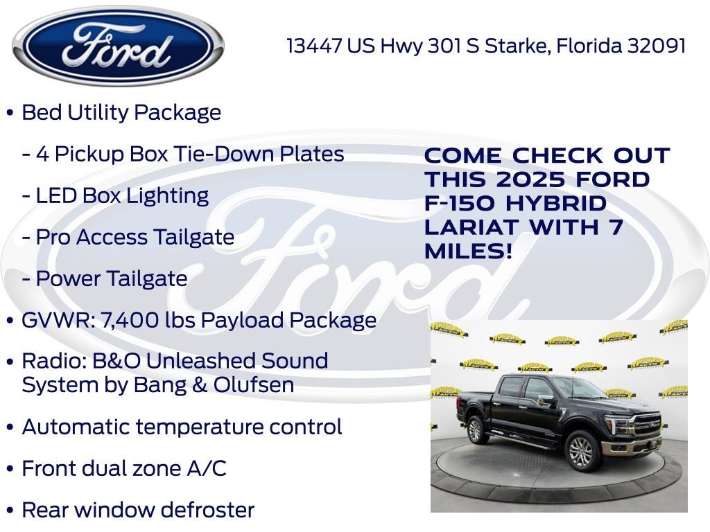 2025 Ford F-150 Lariat 502A