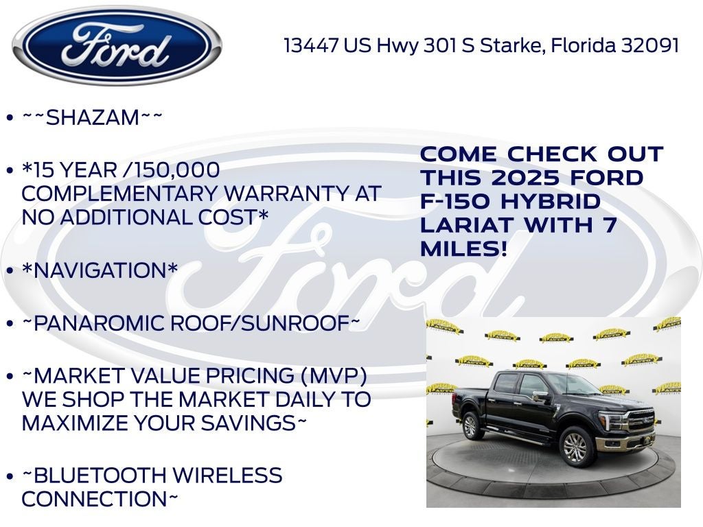 2025 Ford F-150 Lariat 502A