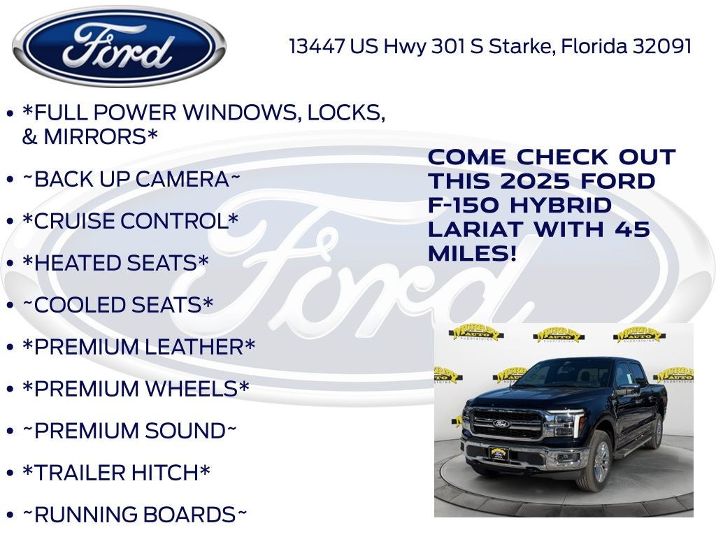 2025 Ford F-150 Lariat 502A