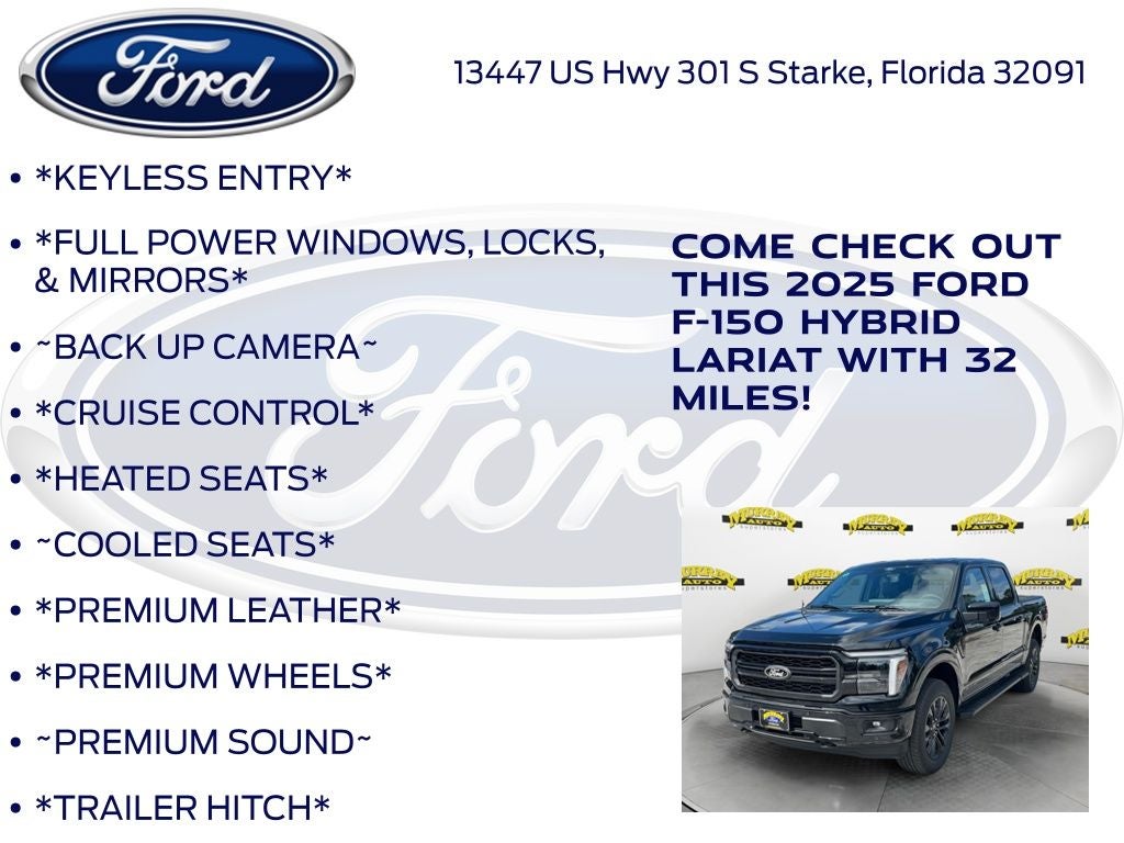 2025 Ford F-150 Lariat 502A