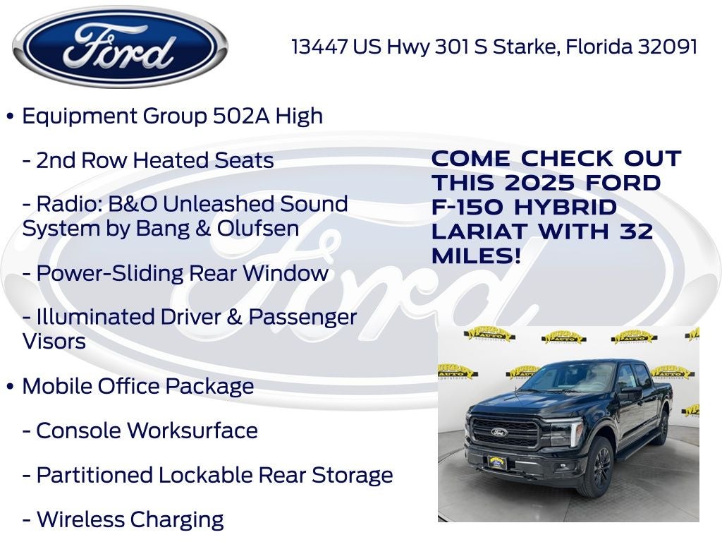 2025 Ford F-150 Lariat 502A