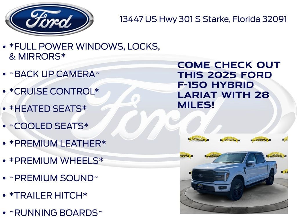 2025 Ford F-150 Lariat 501A