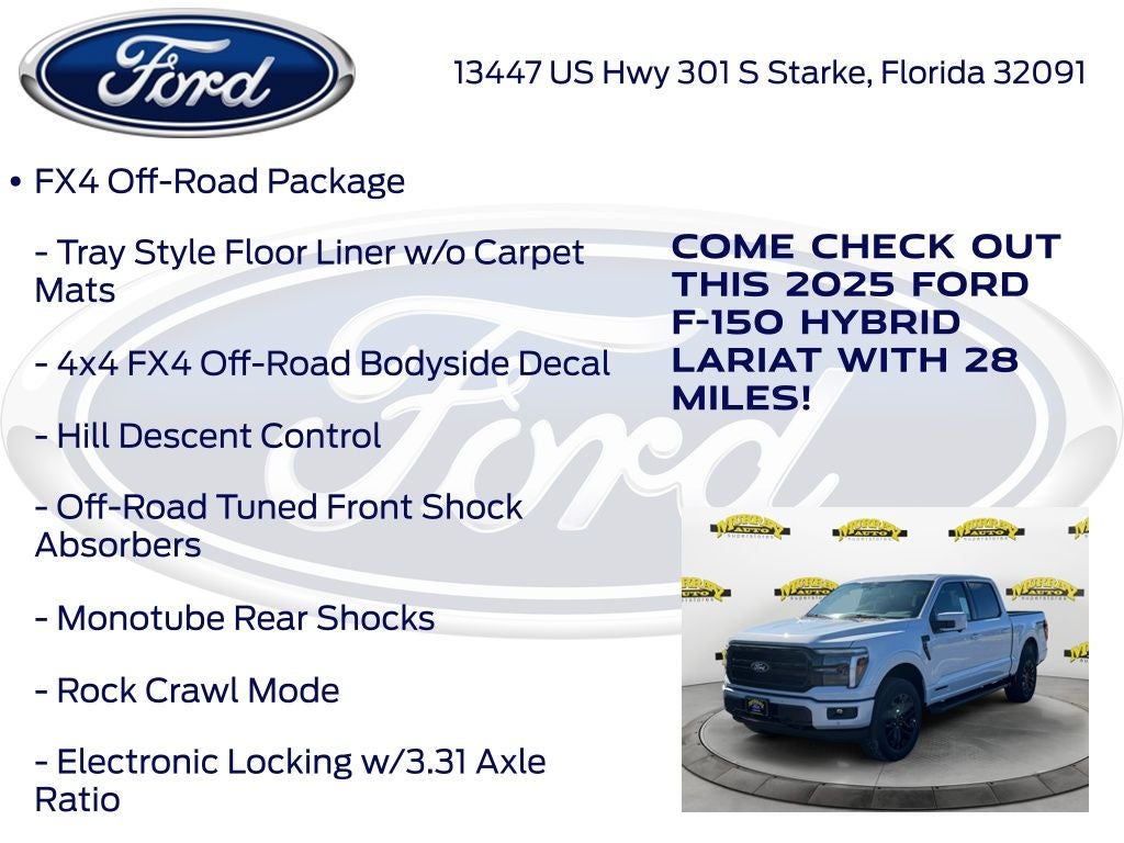 2025 Ford F-150 Lariat 501A