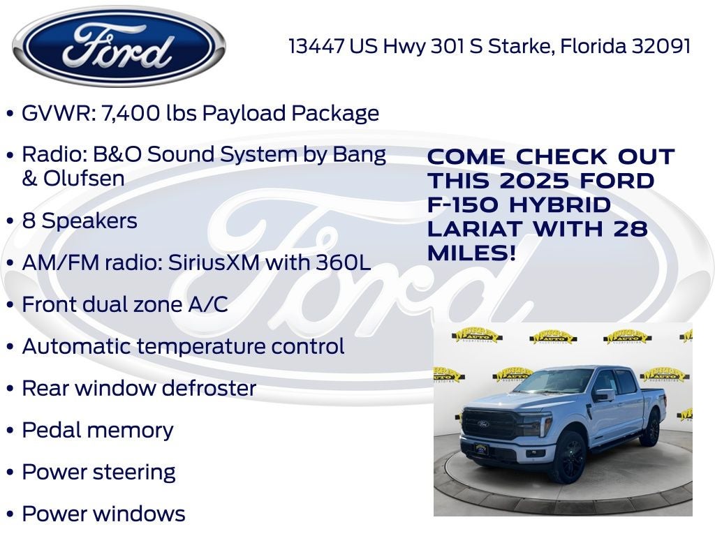 2025 Ford F-150 Lariat 501A