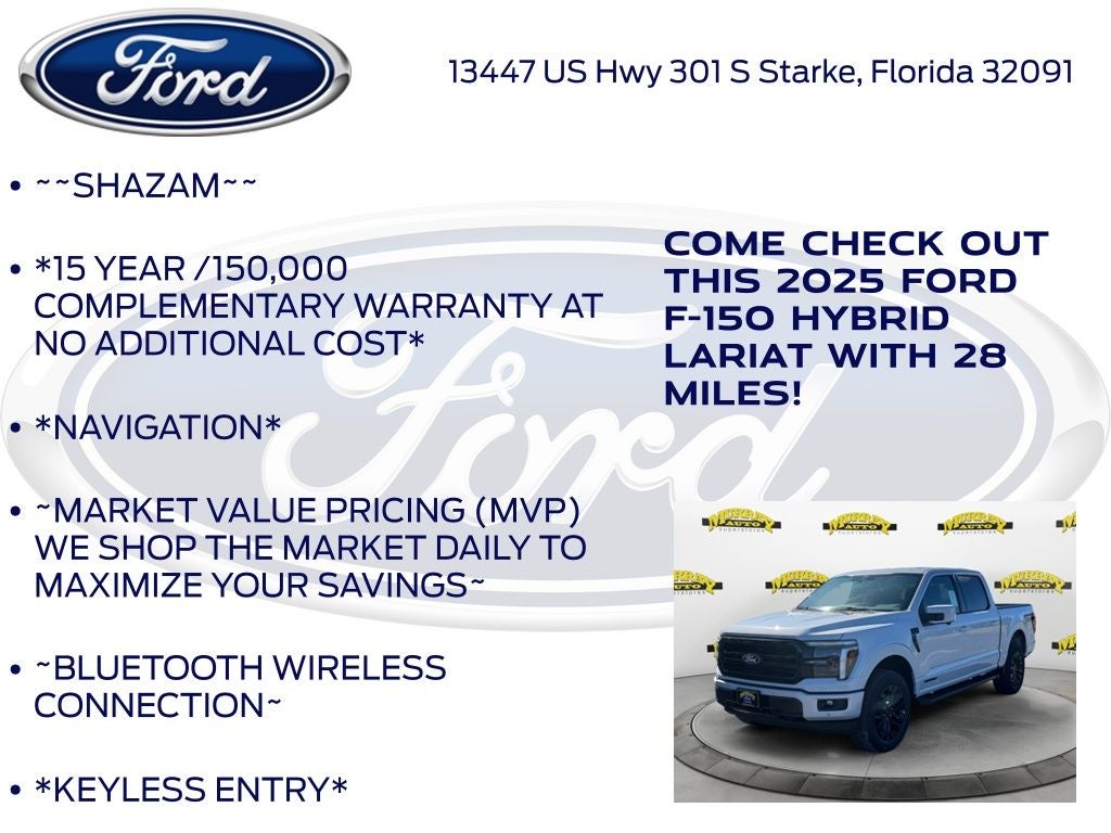 2025 Ford F-150 Lariat 501A