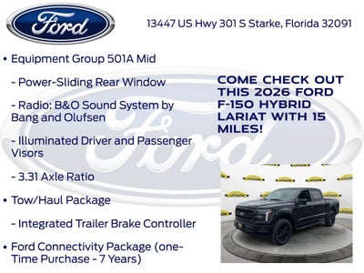 2026 Ford F-150 Lariat 501A