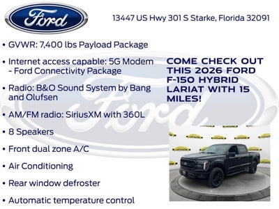 2026 Ford F-150 Lariat 501A