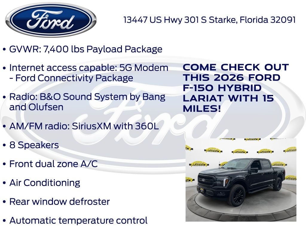 2026 Ford F-150 Lariat 501A