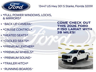 2026 Ford F-150 Lariat 501A