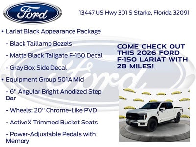 2026 Ford F-150 Lariat 501A