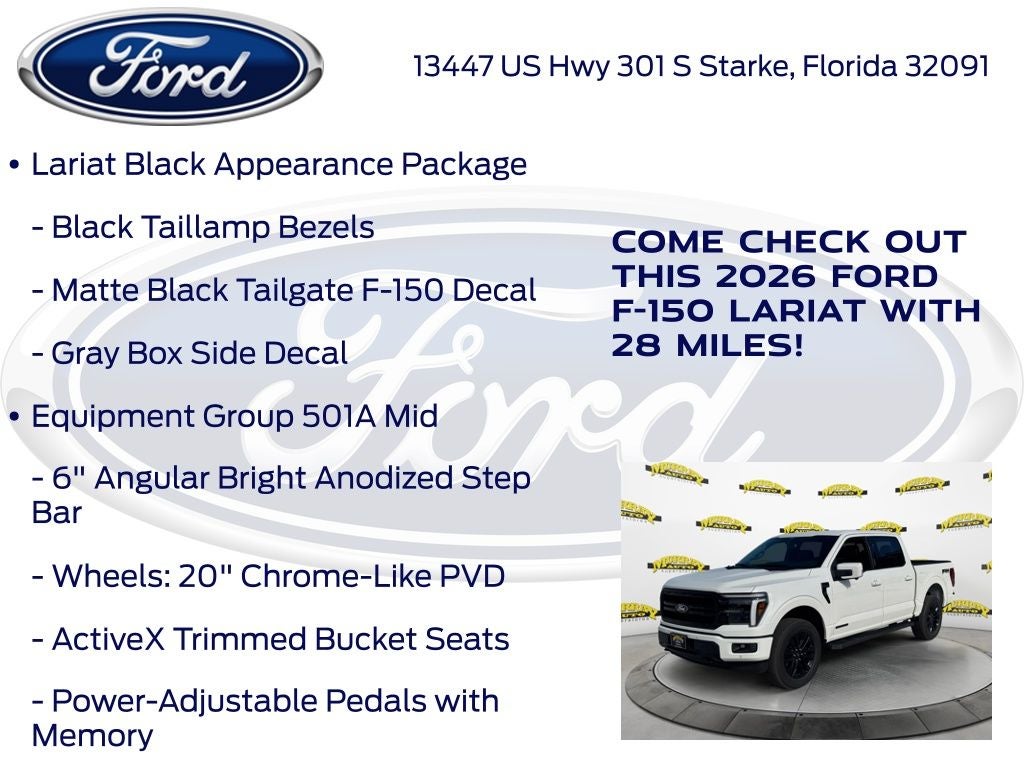 2026 Ford F-150 Lariat 501A