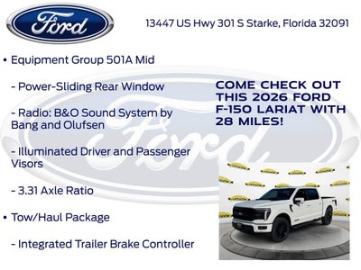 2026 Ford F-150 Lariat 501A