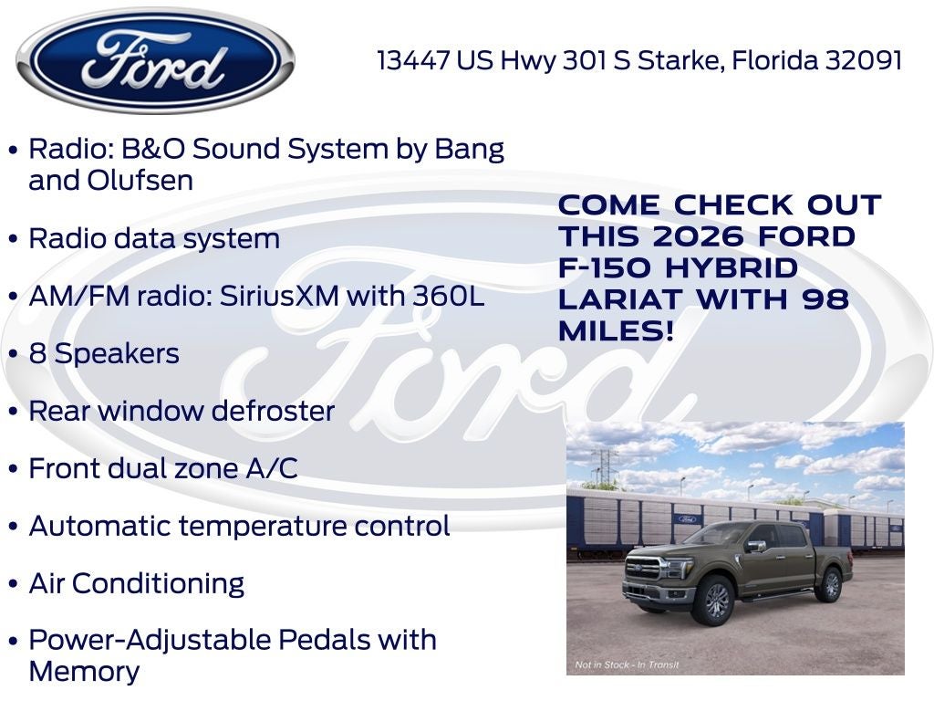2026 Ford F-150 Lariat 501A