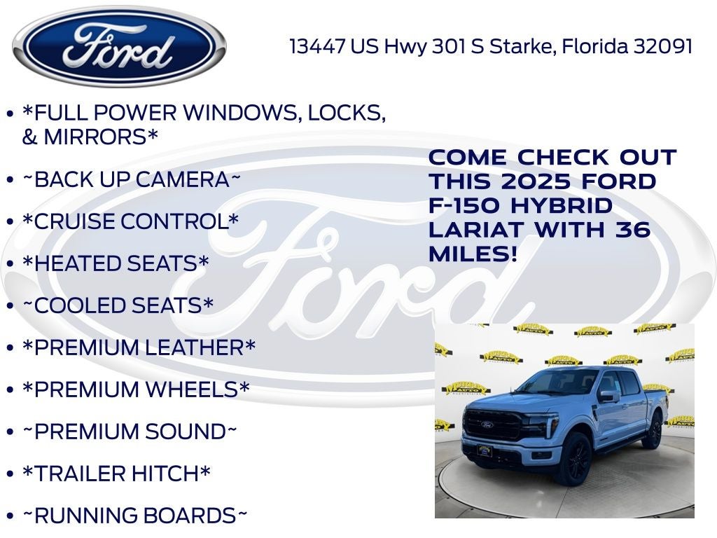 2025 Ford F-150 Lariat 501A