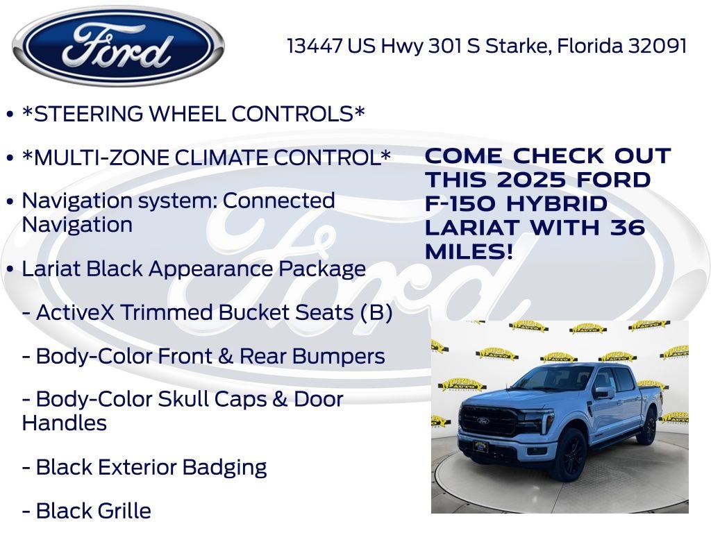 2025 Ford F-150 Lariat 501A