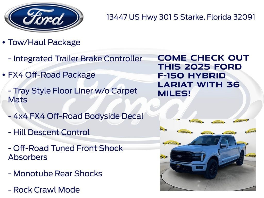 2025 Ford F-150 Lariat 501A