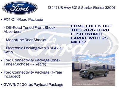 2026 Ford F-150 Lariat 501A