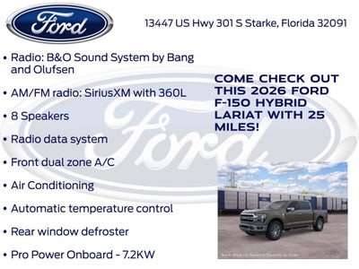 2026 Ford F-150 Lariat 501A