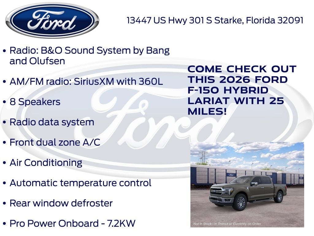 2026 Ford F-150 Lariat 501A