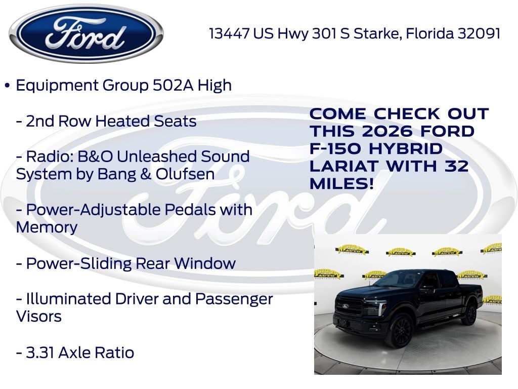 2026 Ford F-150 Lariat 502A