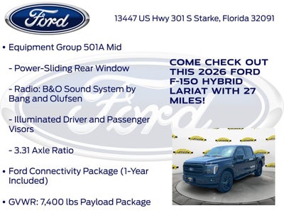 2026 Ford F-150 Lariat 501A