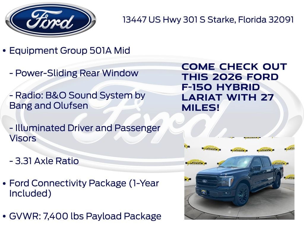 2026 Ford F-150 Lariat 501A