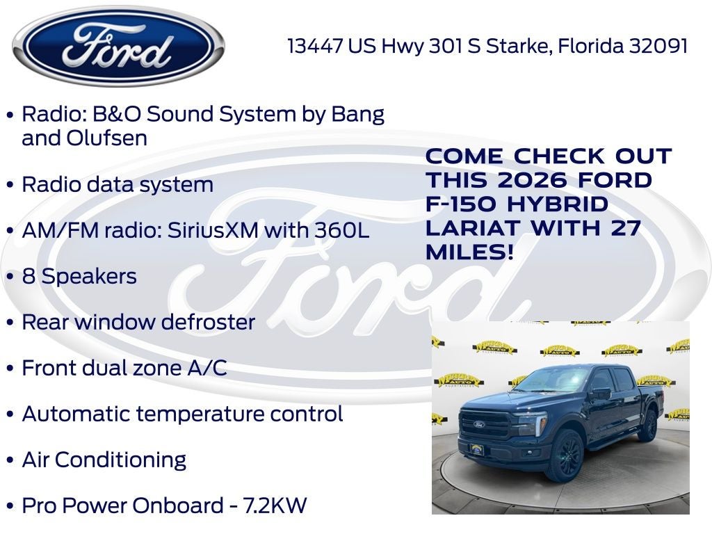 2026 Ford F-150 Lariat 501A