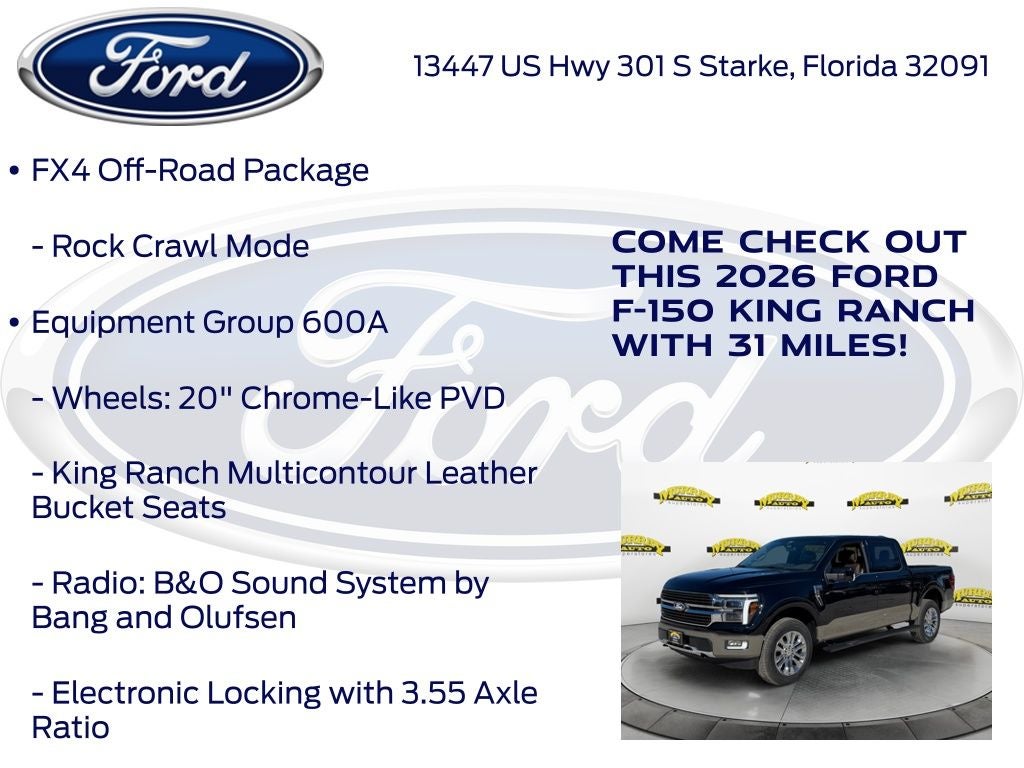 2026 Ford F-150 King Ranch 601A