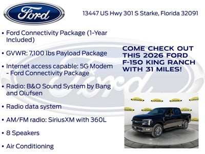 2026 Ford F-150 King Ranch 601A