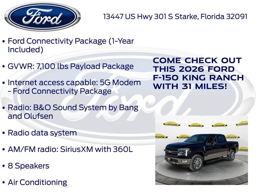 2026 Ford F-150 King Ranch 601A