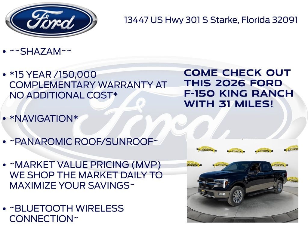 2026 Ford F-150 King Ranch 601A