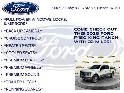 2026 Ford F-150 King Ranch 601A