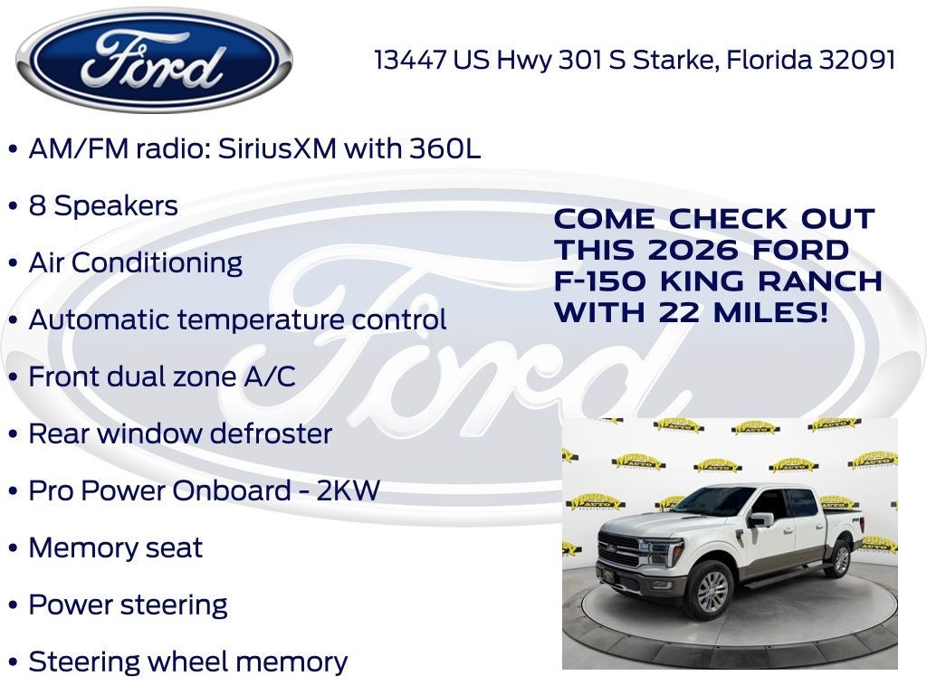 2026 Ford F-150 King Ranch 601A