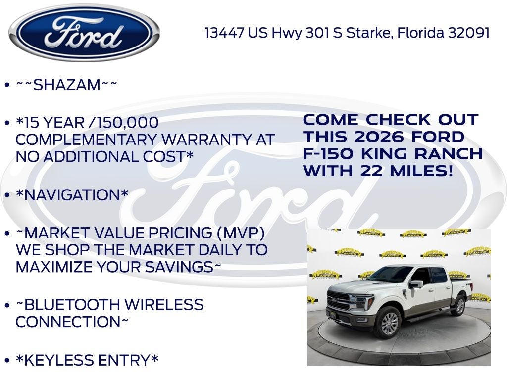 2026 Ford F-150 King Ranch 601A