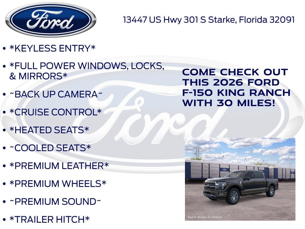 2026 Ford F-150 King Ranch 601A