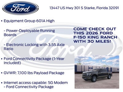 2026 Ford F-150 King Ranch 601A