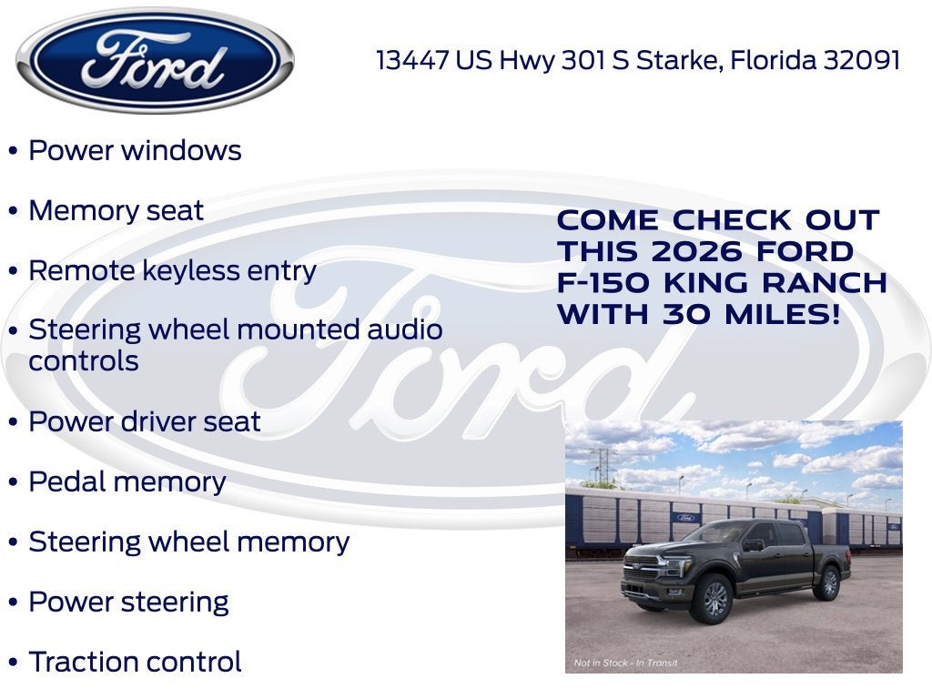 2026 Ford F-150 King Ranch 601A