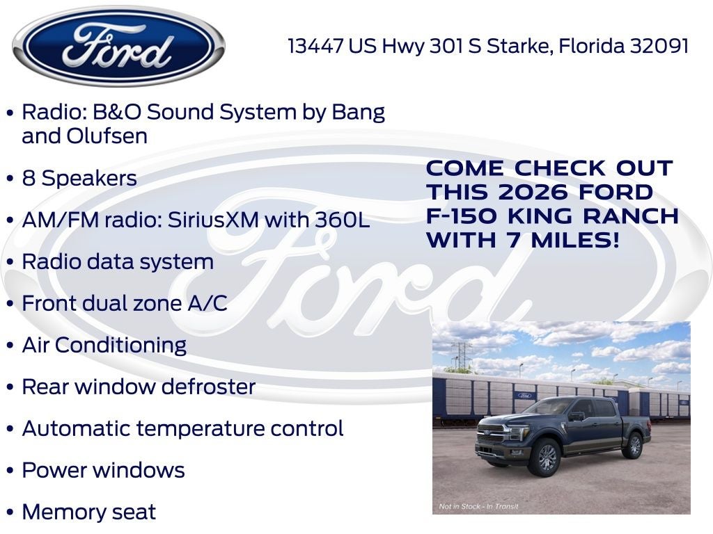 2026 Ford F-150 King Ranch 601A