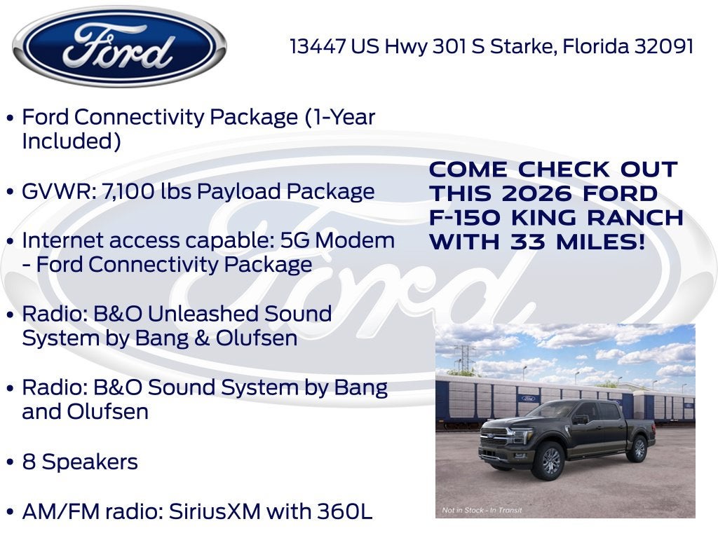 2026 Ford F-150 King Ranch 601A
