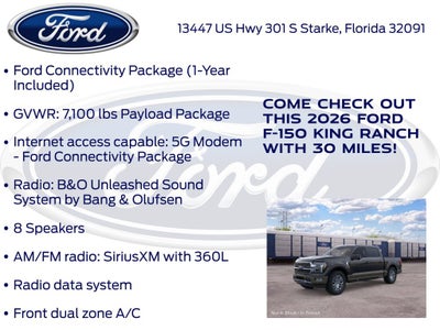 2026 Ford F-150 King Ranch 601A