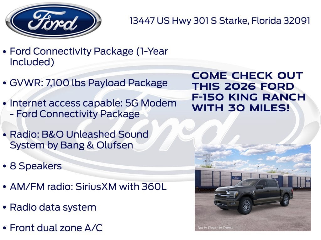 2026 Ford F-150 King Ranch 601A