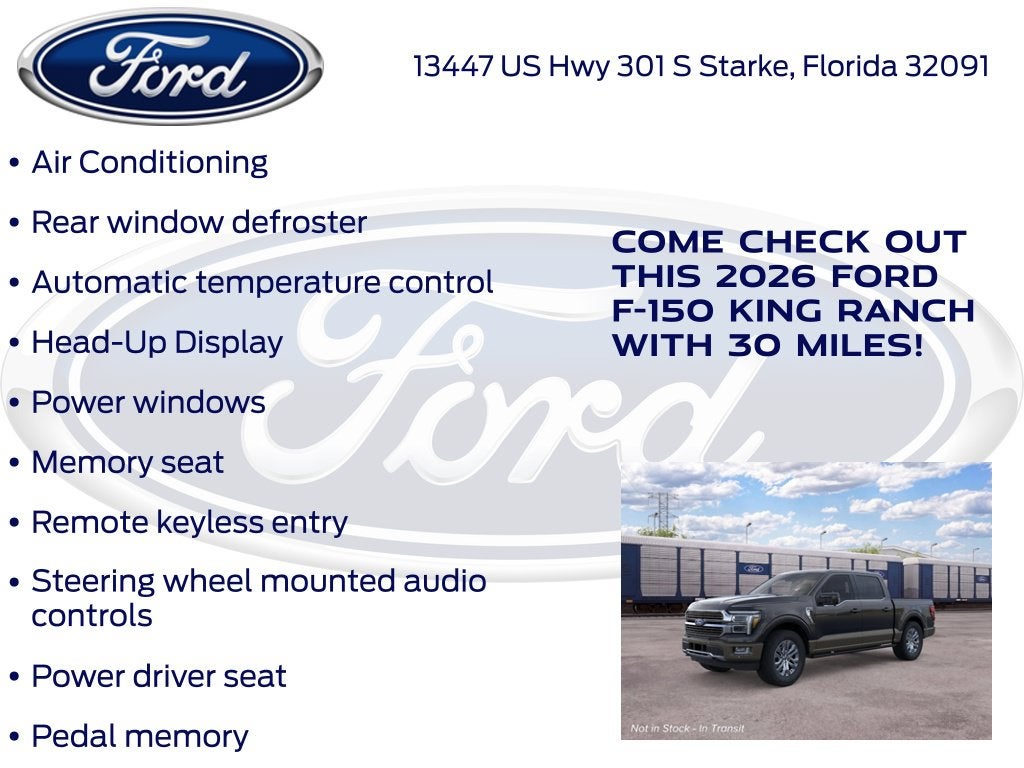 2026 Ford F-150 King Ranch 601A